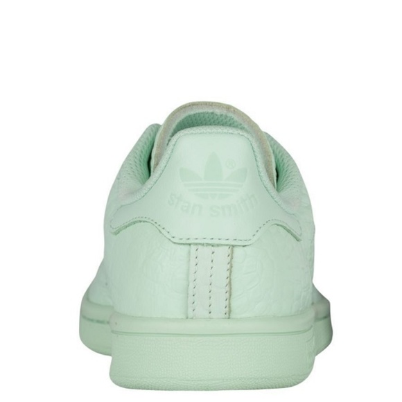 Adidas Stan Smith W Frog Green Leather Trainers - Picture 3 of 8